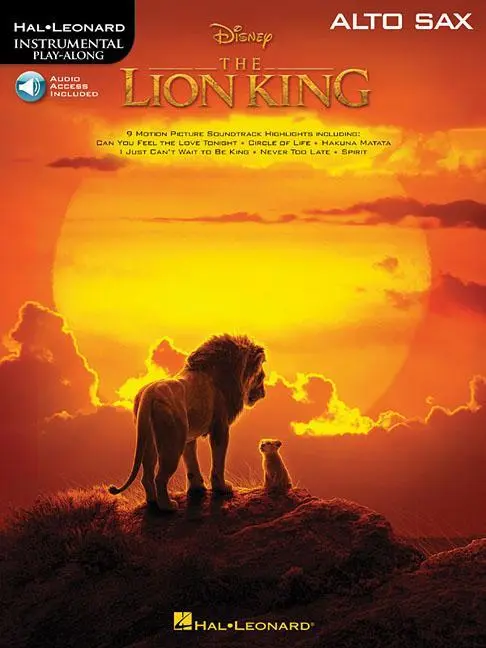 Cover: 9781540065681 | The Lion King for Alto Sax | Instrumental Play-Along | Zimmer | Buch